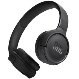 JBL Tune 525BT Auriculares Inalámbricos Bluetooth 5.3 con Micrófono, Sonido Pure Bass, 57h Batería, Plegables, Carga Rápida, Negro - JBLT525BTBLK